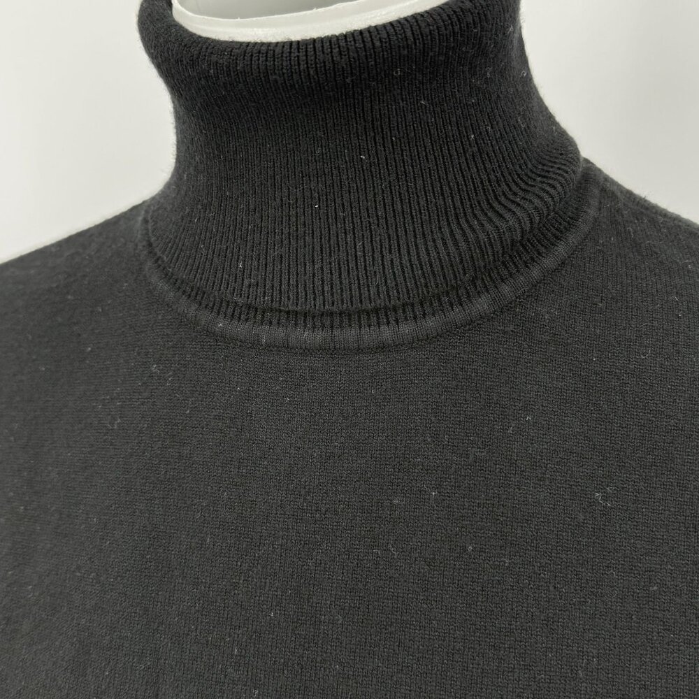 LPA Black Turtleneck Sweater Dress S Nylon/Viscose Blend Long Sleeve - Picture 3 of 7